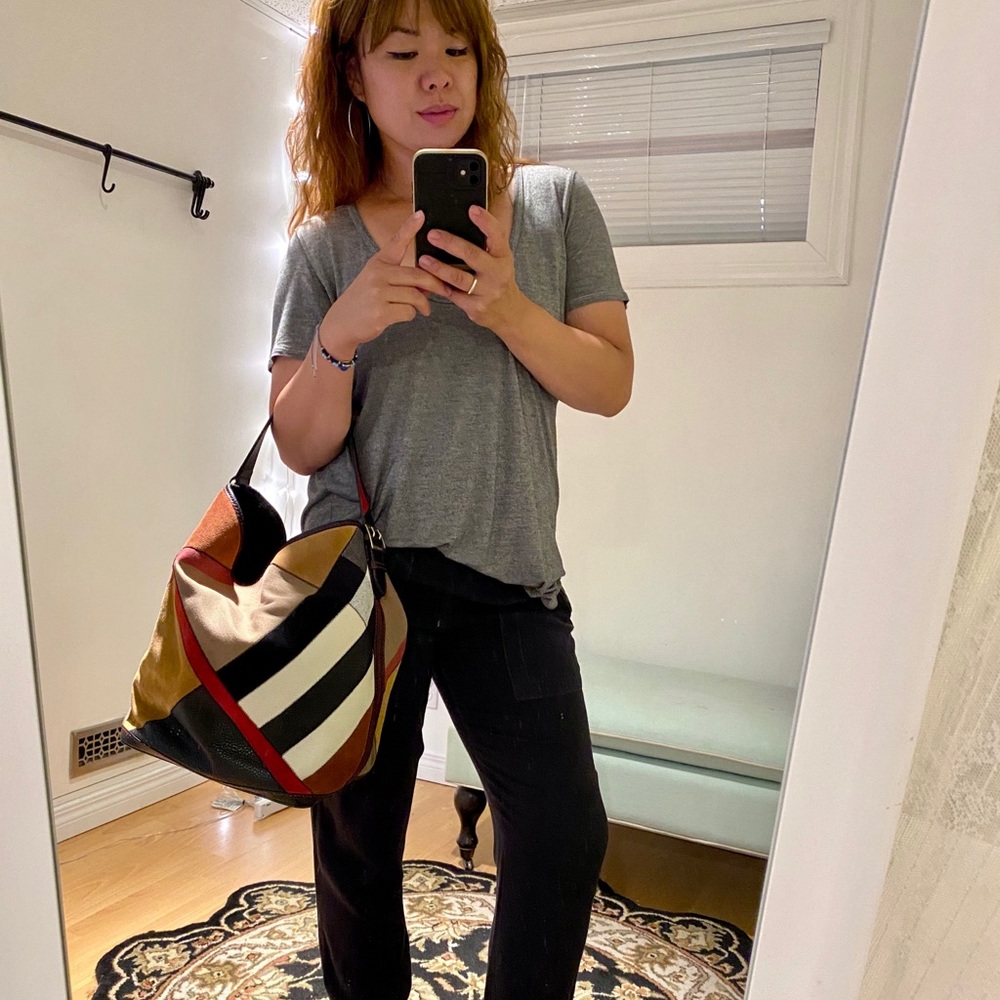 Burberry Medium Ashby Patchwork Tote Bag - Picture 14 of 15